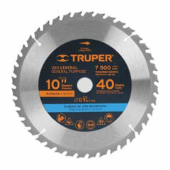 DISCO SIERRA 10 40 DIENTES TRUPER