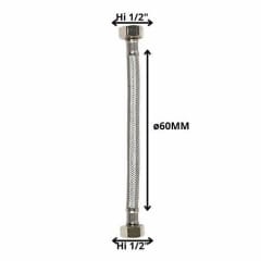 FLEXIBLE AGUA HI/HI 1/2 60CM