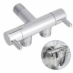 LLAVE DOBLE SALIDA 1/2 CORTE RAPIDO