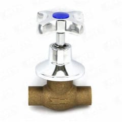 LLAVE PASO CAMPANA CROMADA 1/2 TAUMM