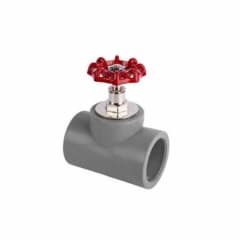 LLAVE PASO METAL ROJA PPR 32MM