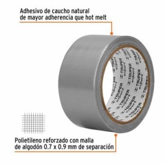 CINTA PARA DUCTO 48MM X 10 MTS DELTA