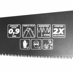 SERRUCHO CARPINTERO ACERO/TEFLON 22 RAYUN