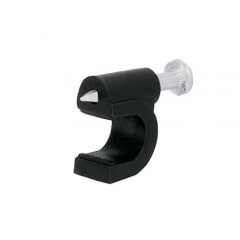 GRAPA P/CABLE COAXIAL 8MM NEGRO BOLSA