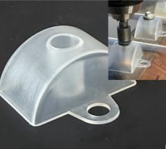 SOPORTE P/POLICARBONATO ONDULADO