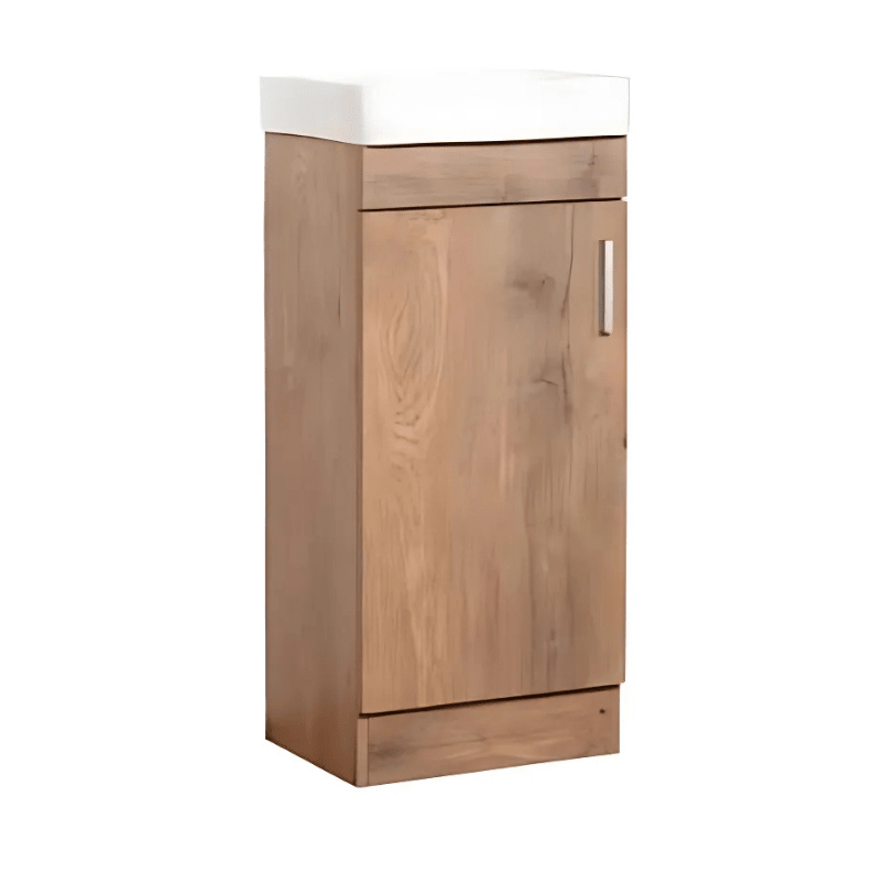KIT MUEBLE CLAIRE + CUBIERTA BLANCHE 40, COLOR RUSTICO 82X401