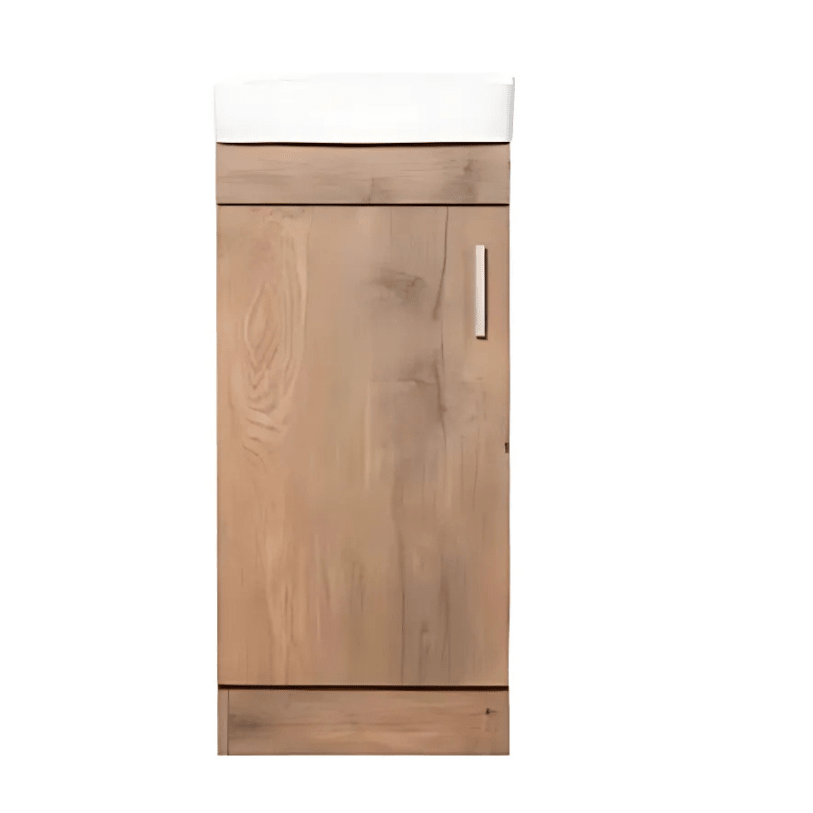 KIT MUEBLE CLAIRE + CUBIERTA BLANCHE 40, COLOR RUSTICO 82X40 1