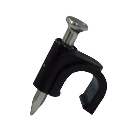 GRAPA P/COAXIAL BLANCA Y NEGRA X UNID 0