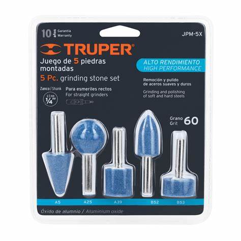 JGO 5 PIEDRAS ESMERIL JPM/5X TRUPER 1