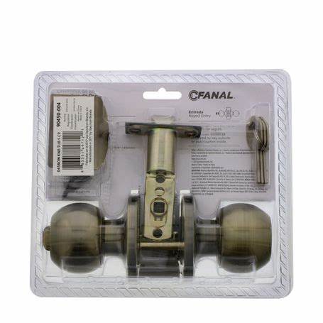 CERRADURA POMO DORMIT BRONCE PIND C/LLAVE2