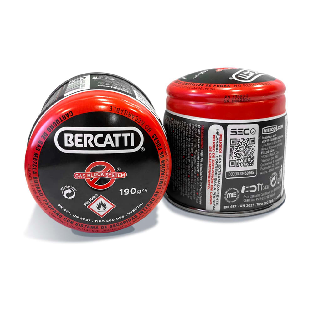 GAS BUTANO 190 G. BERCATTI 0