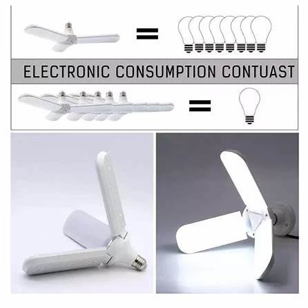 AMPOLLETA LED TRIPLE 45W FAN E271