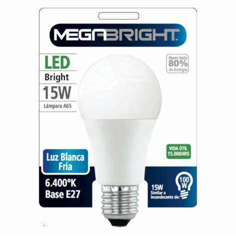 AMPOLLETA LED 15W A65 MEGABRIGHT1