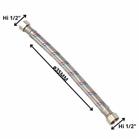 FLEXIBLE AGUA HE /HI 1/2 35CM2