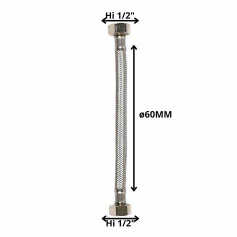 FLEXIBLE AGUA HI/HI 1/2 60CM 0