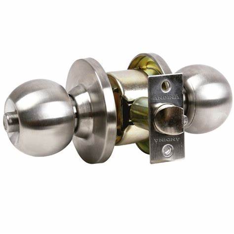 CERRADURA POMO DORMIT INOX PIND C/LLAVE2