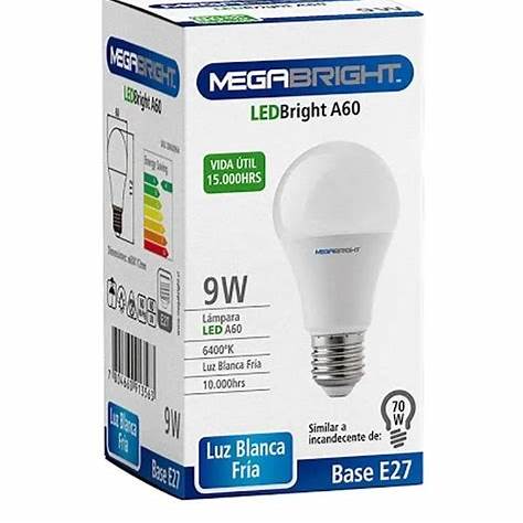 AMPOLLETA LED 9W G60 MEGABRIGHT2