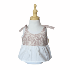 Blusa Amarras flores lavanda