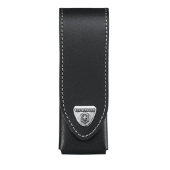 Funda Victorinox Cuero Negro Con Velcro