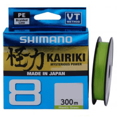 Multifilamento Shimano Kairiki 8 Green 1 Bobina 300M