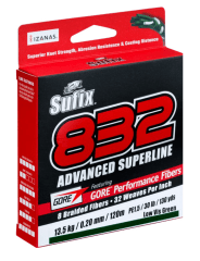 Multifilamento Sufix 832 250 mts Verde