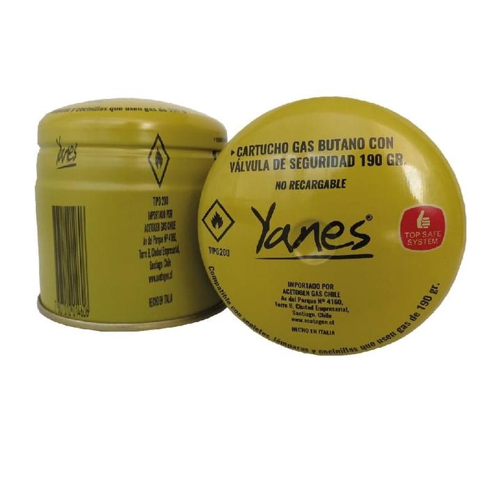 Cartucho Gas Butano Yanes 190 Gr 0