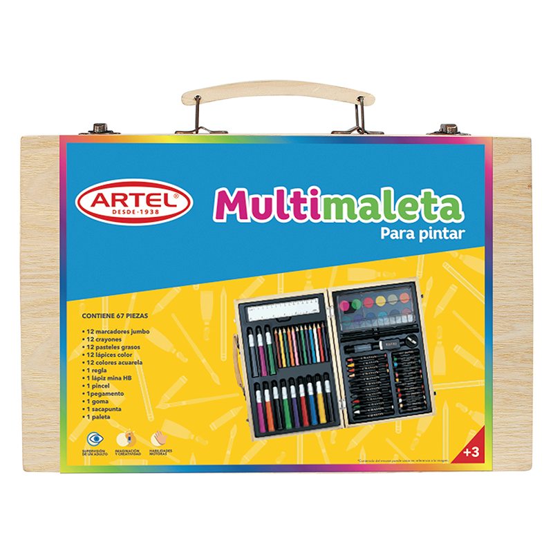 Multi maleta para pintar 67pz | Lúdiko - juguetes didácticos