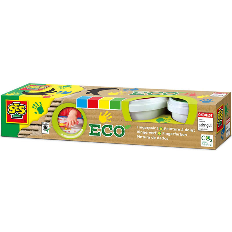 Pintura para dedos ecológica 4 colores Pintura para dedos ecológica 4 colores