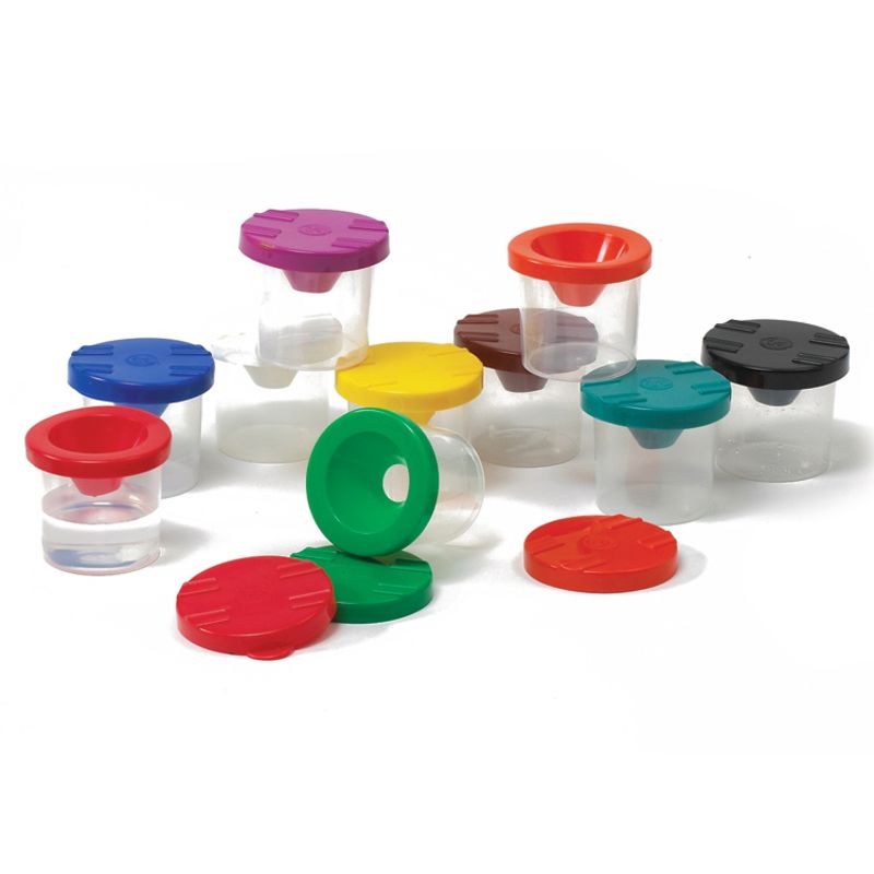 Potes con tapa para pintura set de 10 und Potes con tapa para pintura set de 10 und