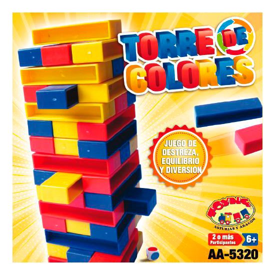 Torre colores 45 piezas Torre colores 45 piezas