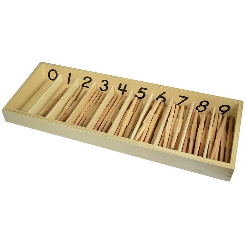 Cajas de los husos Montessori Cajas de los husos Montessori