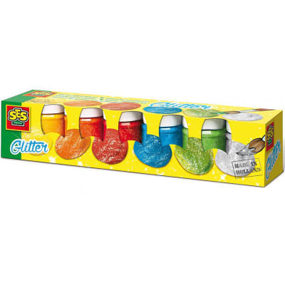 Pintura glitter 6 colores, 45ml