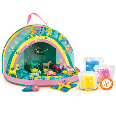 Mundo de caballos de purpurina - maletín de juego1