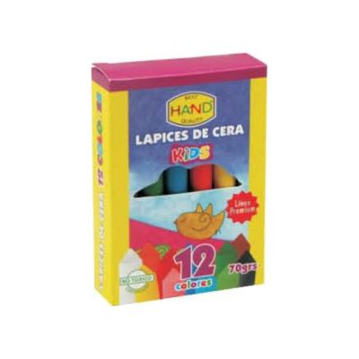 Lápices cera Kids 70 grs. 12 colores1
