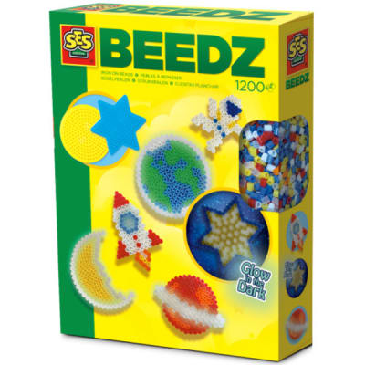 Cuentas resplandecientes para planchar diseño universo1