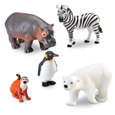 Animales del Zoo jumbo 5pz1