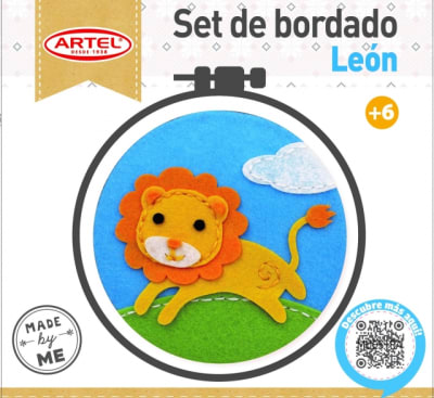 Artel Set de bordado León1