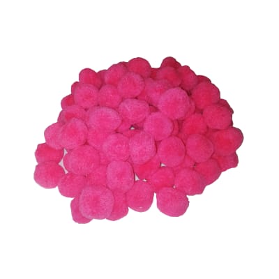 Pompones 38mm fucsia 100 und HC1