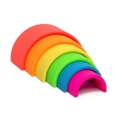 Arcoíris de colores 6pz, silicona1