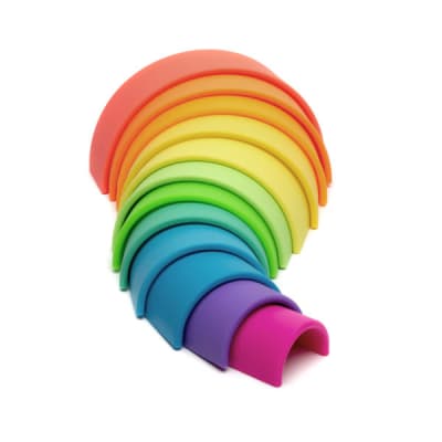 Arcoíris de colores 12pz, silicona1