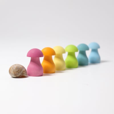 Setas arcoíris 6 colores pastel, 12pz1
