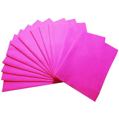 Paño lenci 40x60 rosado flúor 12 láminas HC1