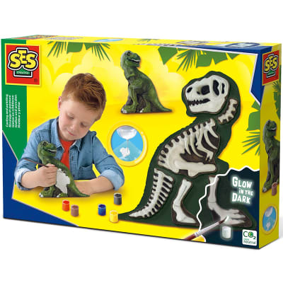 Moldea y pinta T-Rex con esqueleto1