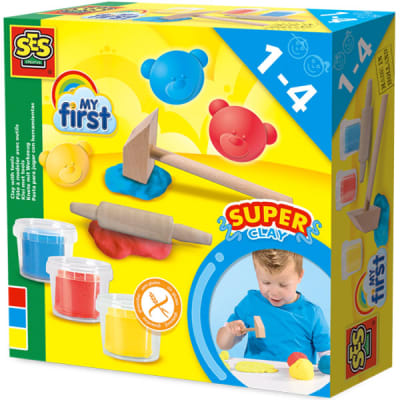 My first, kit de plastilina con herramientas