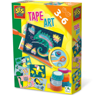 Arte con cinta Adhesiva - Animales1