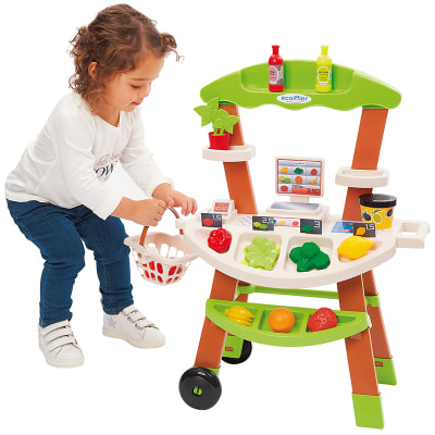 100% Chef - Puesto de mercado con ruedas 25pz