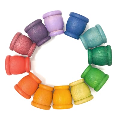 Set 12 mates arcoíris