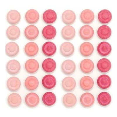 Mandala flores rosas 36 piezas