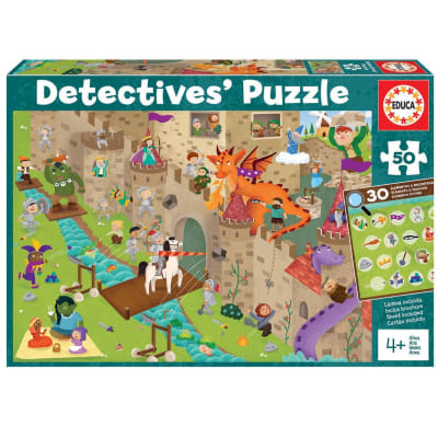 Puzle detective 50pz Castillo 40x28cm1