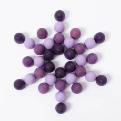 Mandala huevos morados 36pz